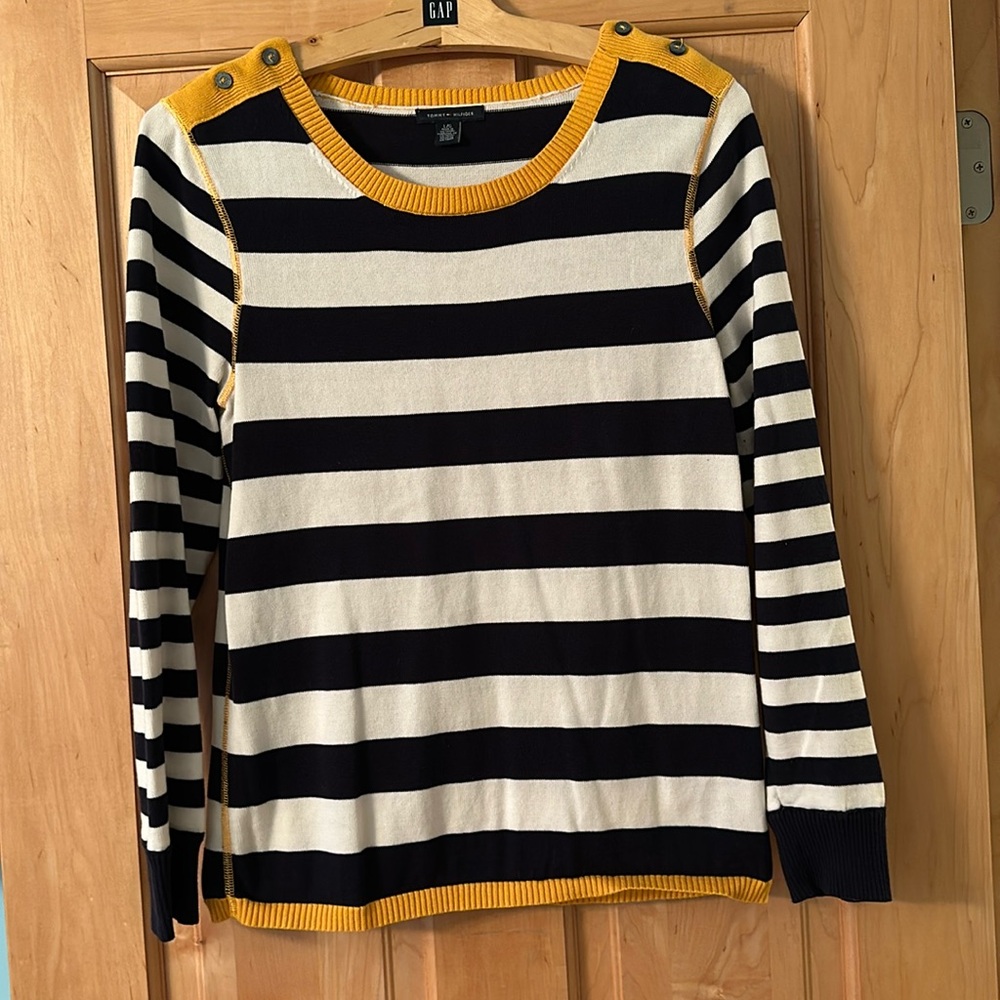 Tommy Hilfiger striped sweater- size L
